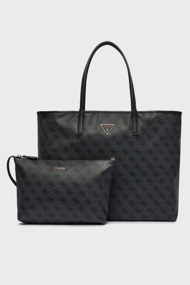 Guess Victtoria Tote Logolu Sabit Askılı HWESG951429 Kadın Çanta HWESG9 51429 CLO ANTRASİT - Guess