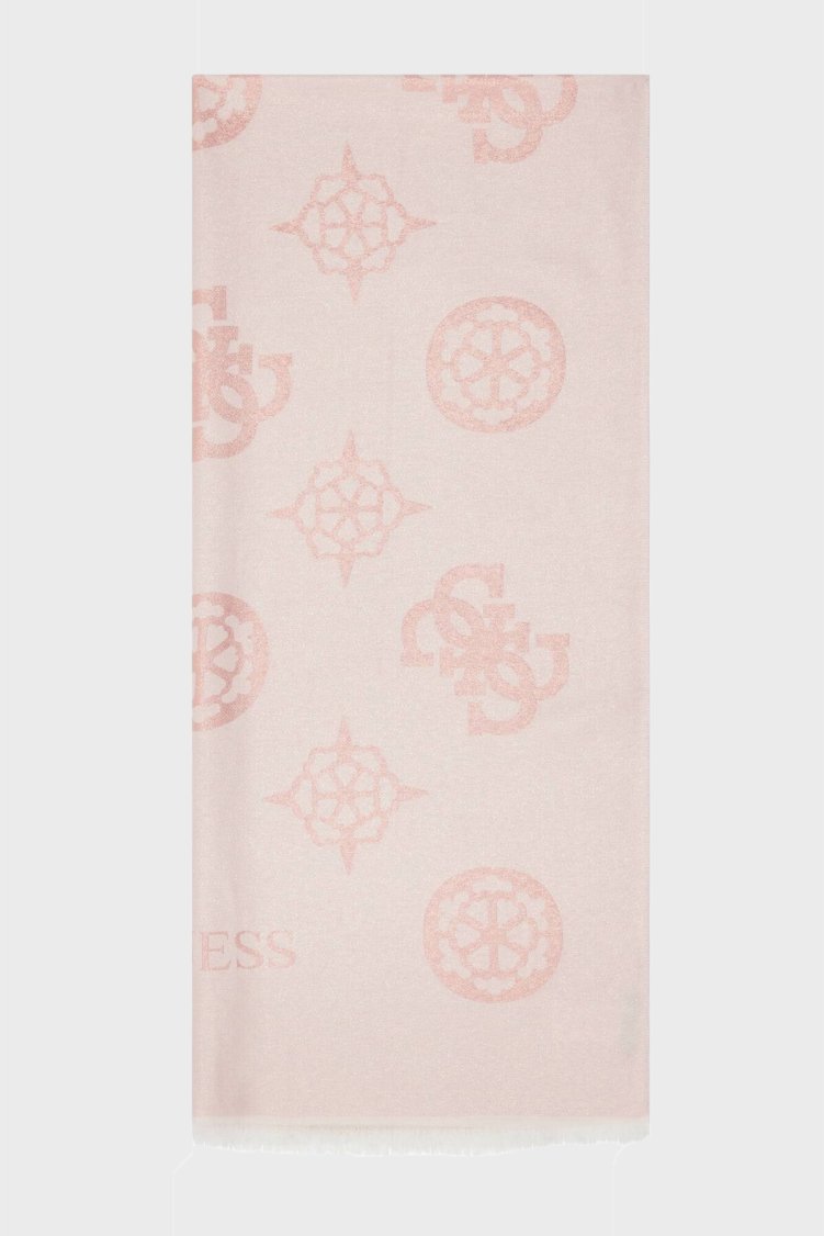 Guess Zalina Parlak Modal Karışımlı 80 x 180 cm Çift Taraflı AW5273VIS03 Kadın Şal AW5273 VIS03 DRE AÇIK PEMBE - Guess