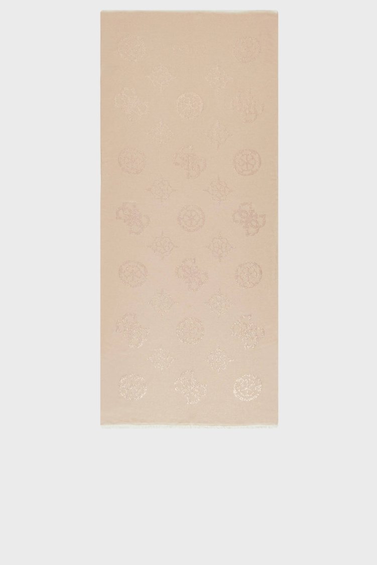 Guess Zalina Parlak Modal Karışımlı 80 x 180 cm Çift Taraflı AW5273VIS03 Kadın Şal AW5273 VIS03 GOL GOLD - Guess