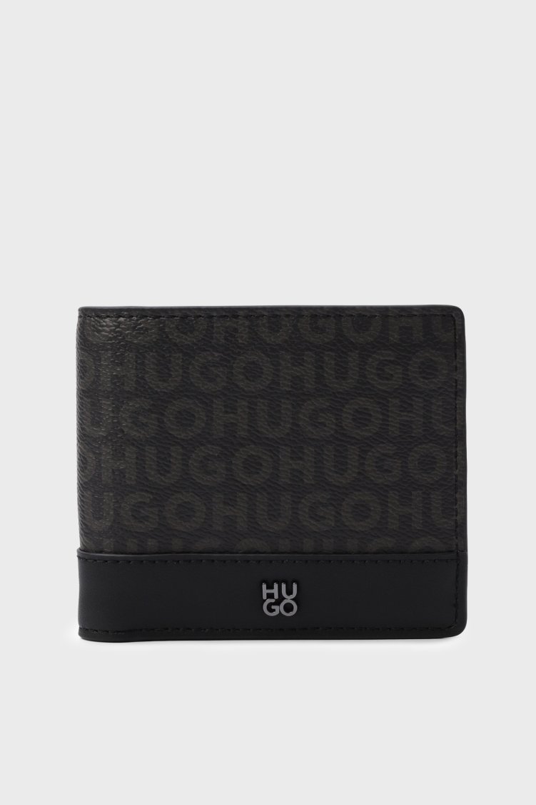 Hugo 4G Logolu Erkek Cüzdan 50558549 001 SİYAH - Hugo