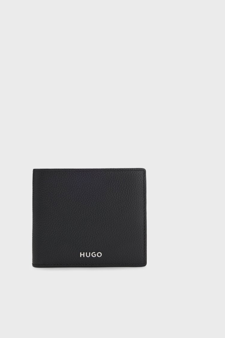 Hugo Deri Logolu Erkek Cüzdan 50568425 001 Siyah - Hugo