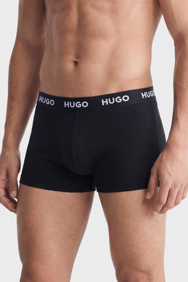 Hugo Logolu Erkek Boxer 50532550 065 Siyah - Hugo (1)