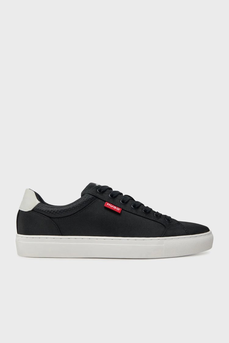 Hugo Logolu Kalın Taban Sneaker Erkek Ayakkabı 50541693 001 SİYAH - Hugo