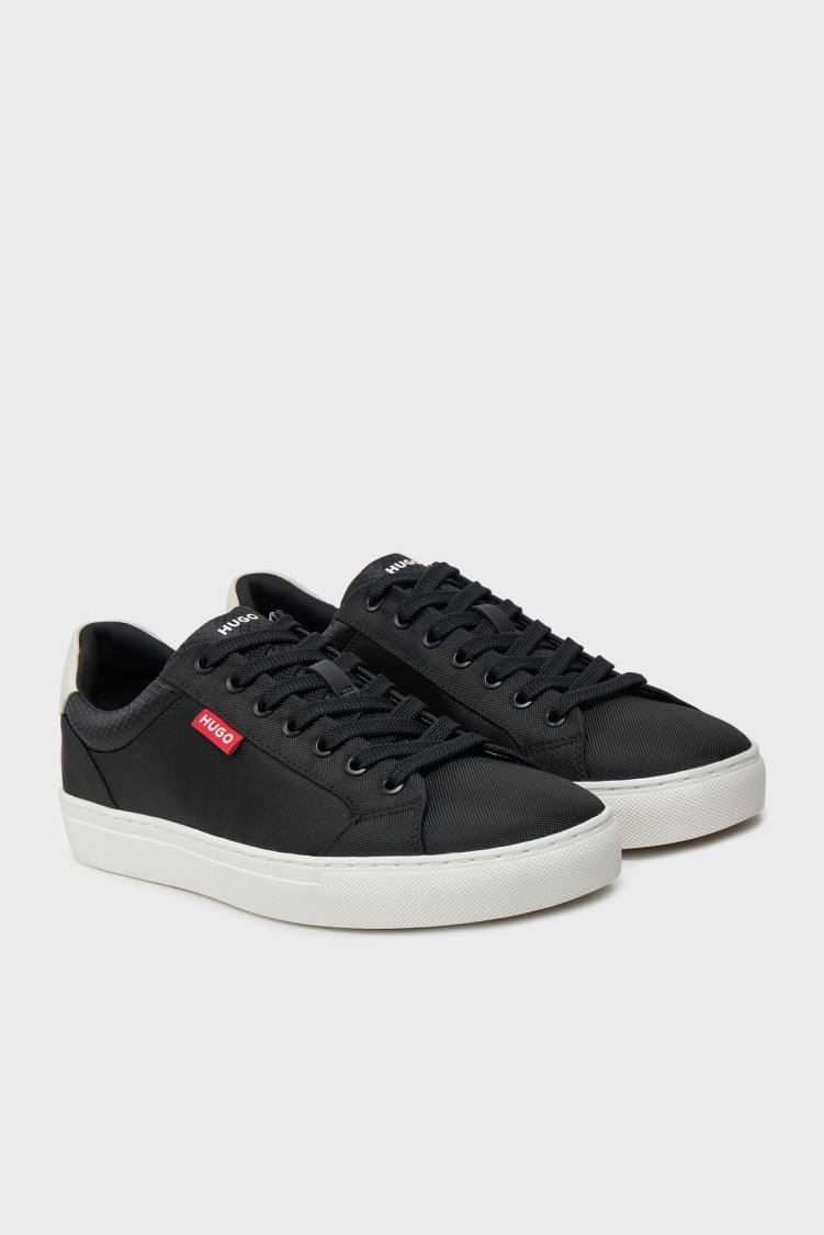 Hugo Logolu Kalın Taban Sneaker Erkek Ayakkabı 50541693 001 SİYAH - Hugo (1)