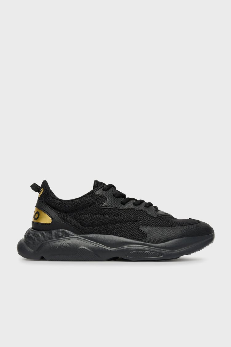 Hugo Logolu Sneaker Erkek Ayakkabı 50536960 007 SİYAH - Hugo