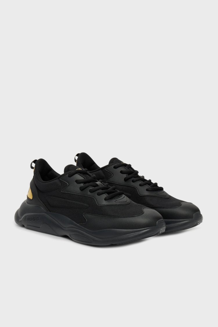 Hugo Logolu Sneaker Erkek Ayakkabı 50536960 007 SİYAH - Hugo (1)