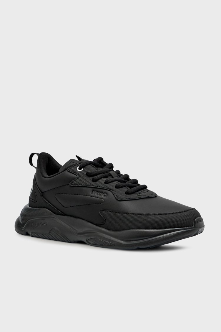 Hugo Logolu Sneaker Erkek Ayakkabı 50552694 003 SİYAH - Hugo