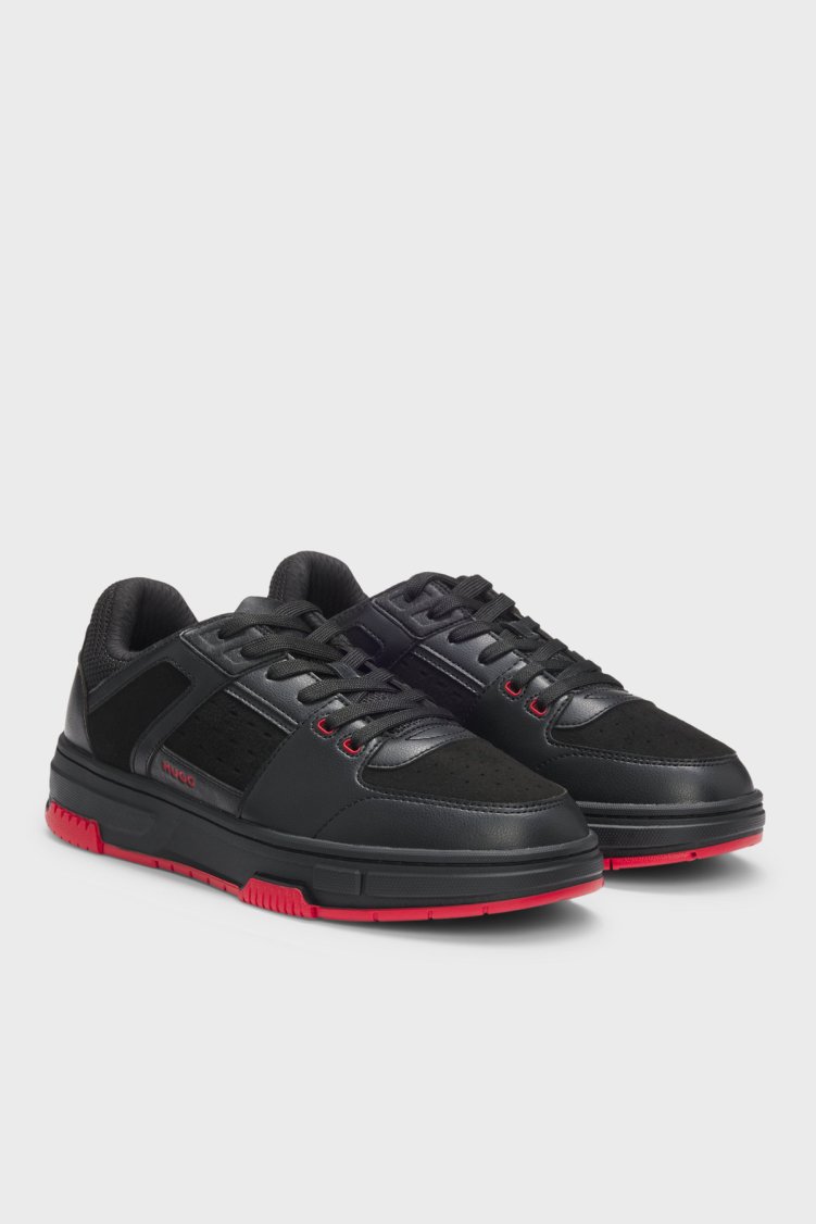 Hugo Logolu Sneaker Erkek Ayakkabı 50558023 006 SİYAH - Hugo