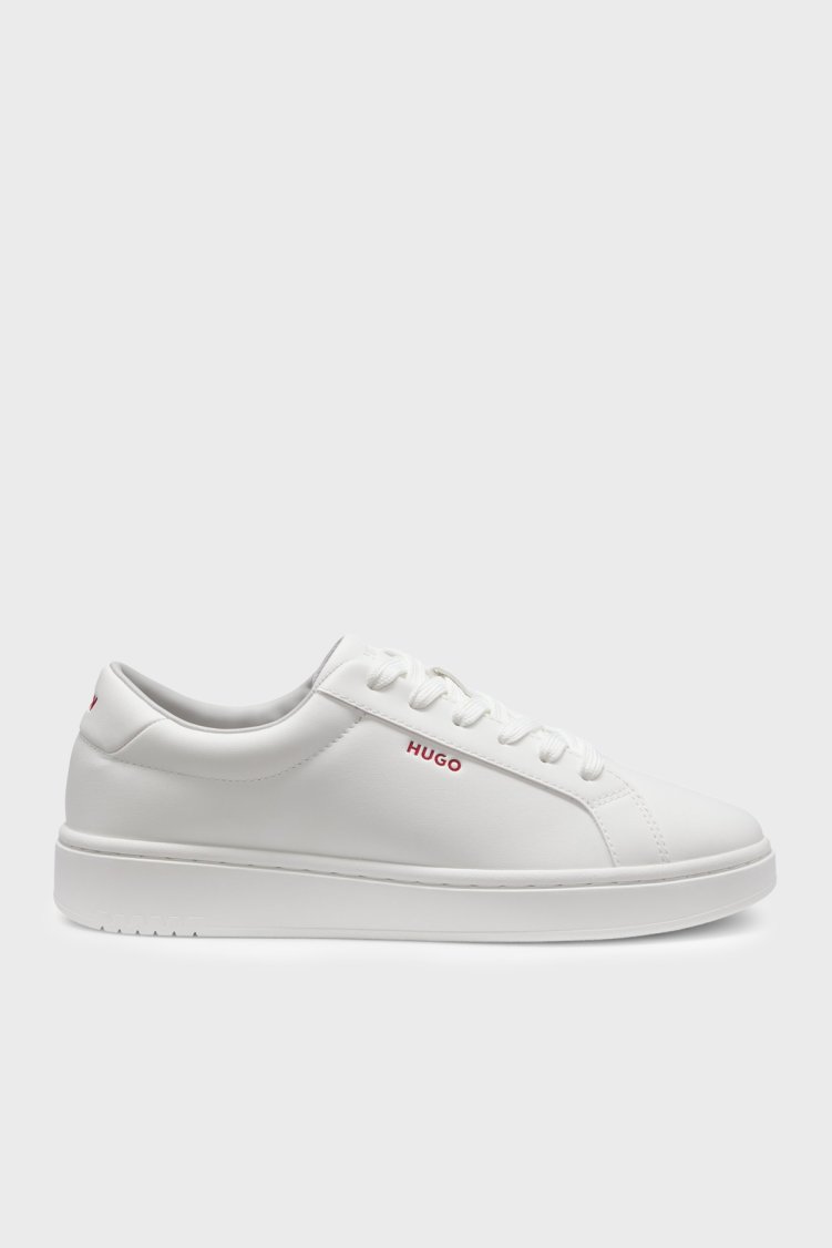 Hugo Logolu Sneaker Erkek Ayakkabı 50563566 100 BEYAZ - Hugo