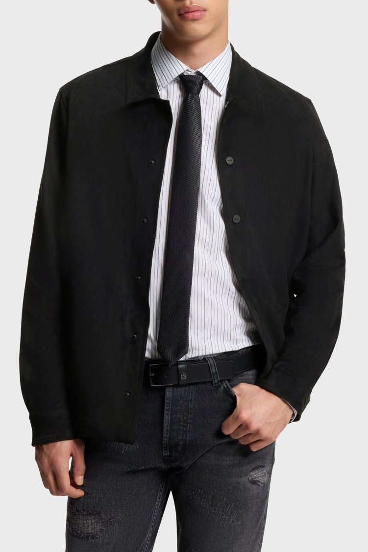 Hugo Oversize Fit Klasik Yaka Uzun Kollu Düğmeli Erkek Gömlek 50555791 001 SİYAH - Hugo