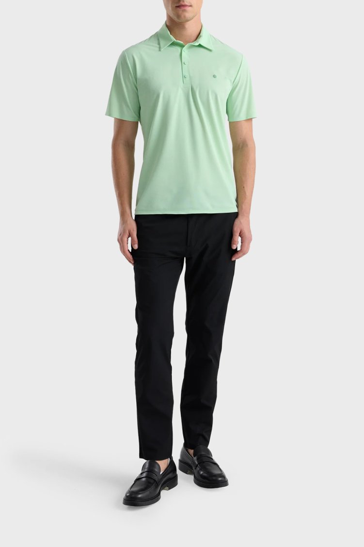 Isaora Logolu Regular Fit Düğmeli Erkek Polo ISR3117 MGRN Mint - Isaora (1)