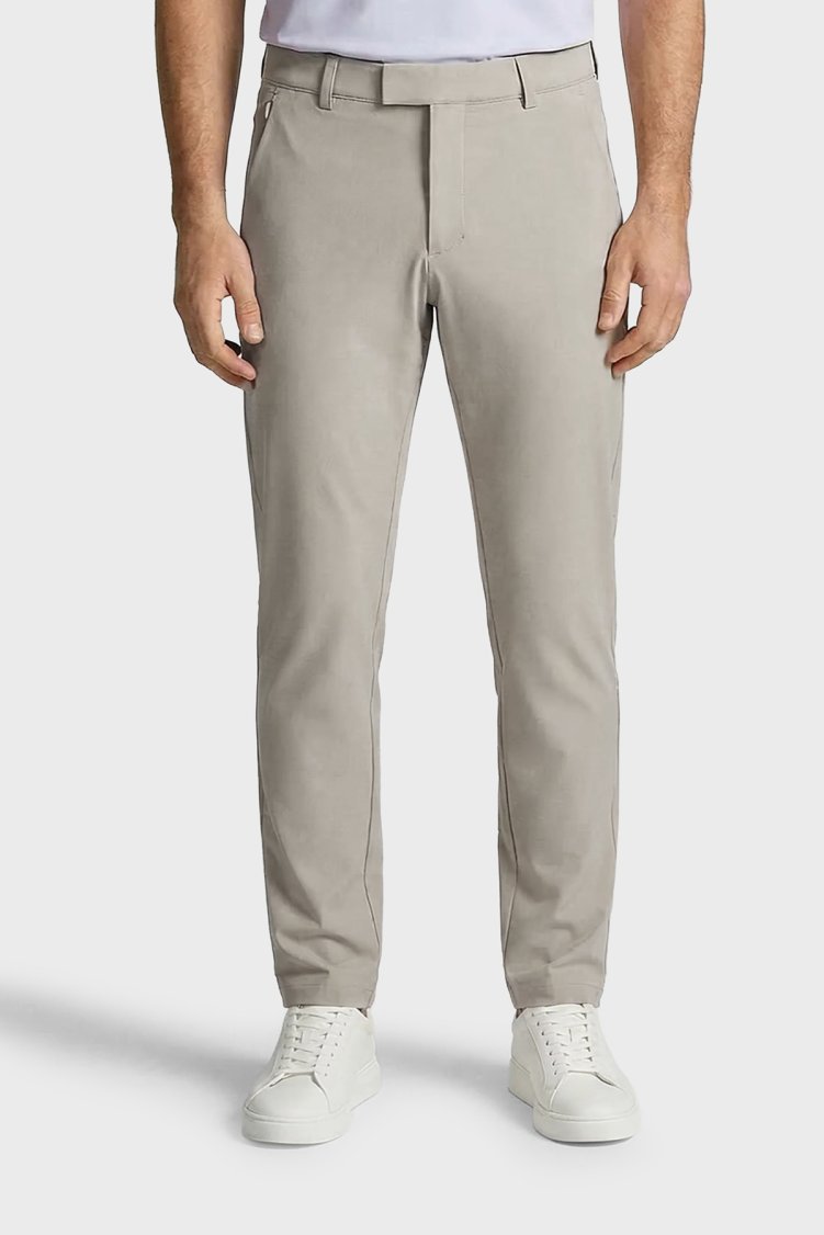Isaora Normal Bel Daralan Paça Chino Erkek Pantolon ISR5311 BEJ BEJ - Isaora