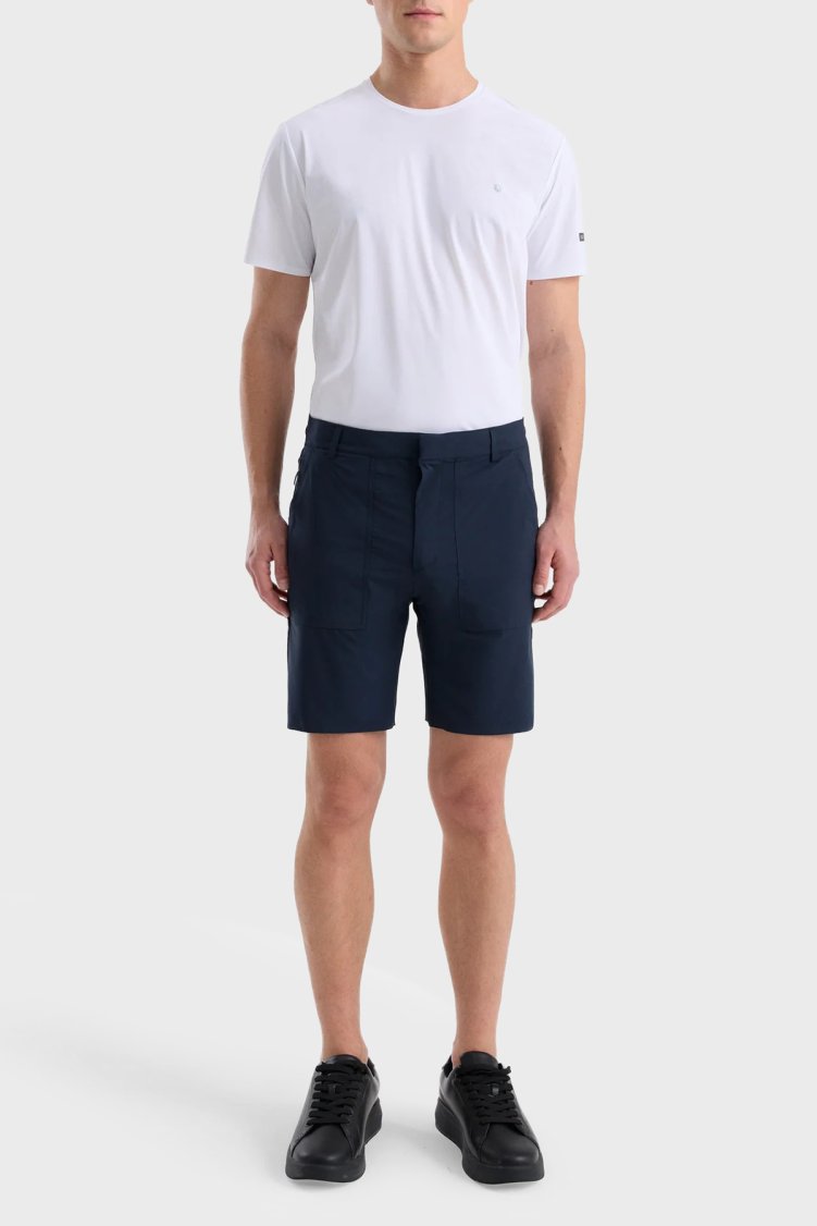 Isaora Regular Fit Normal Bel Bermuda Erkek Şort ISR6203 DRNVY Koyu lacivert - Isaora (1)