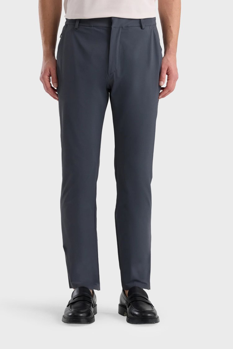 Isaora Regular Fit Normal Bel Düz Paça Chino Erkek Pantolon ISR5123 DRG Koyu gri - Isaora