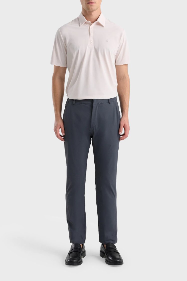 Isaora Regular Fit Normal Bel Düz Paça Chino Erkek Pantolon ISR5123 DRG Koyu gri - Isaora (1)