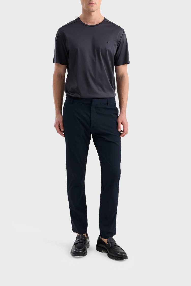 Isaora Regular Fit Normal Bel Düz Paça Chino Erkek Pantolon ISR5123 DRNVY Koyu lacıvert - Isaora