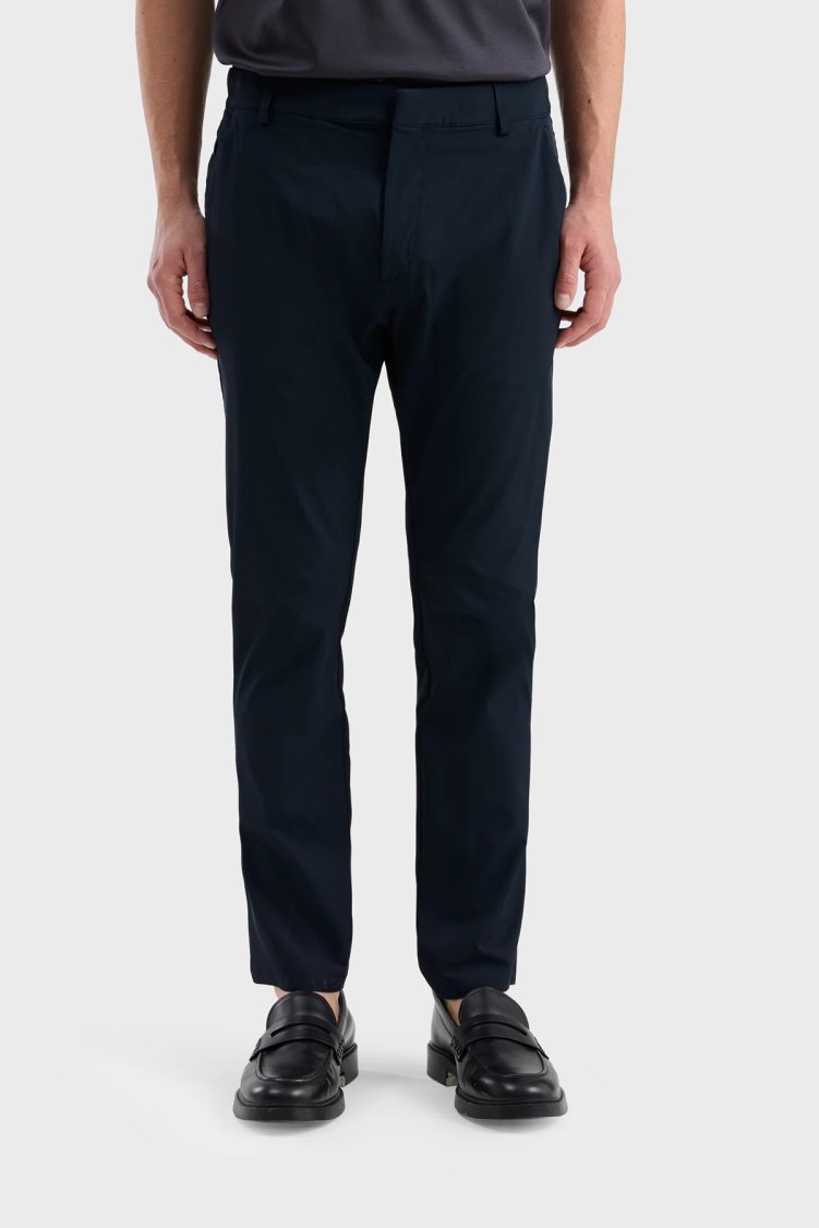 Isaora Regular Fit Normal Bel Düz Paça Chino Erkek Pantolon ISR5123 DRNVY Koyu lacıvert - Isaora (1)