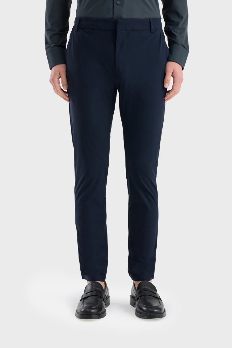Isaora Regular Fit Normal Bel Düz Paça Erkek Pantolon ISR5109 DRNVY Koyu lacivert - Isaora (1)