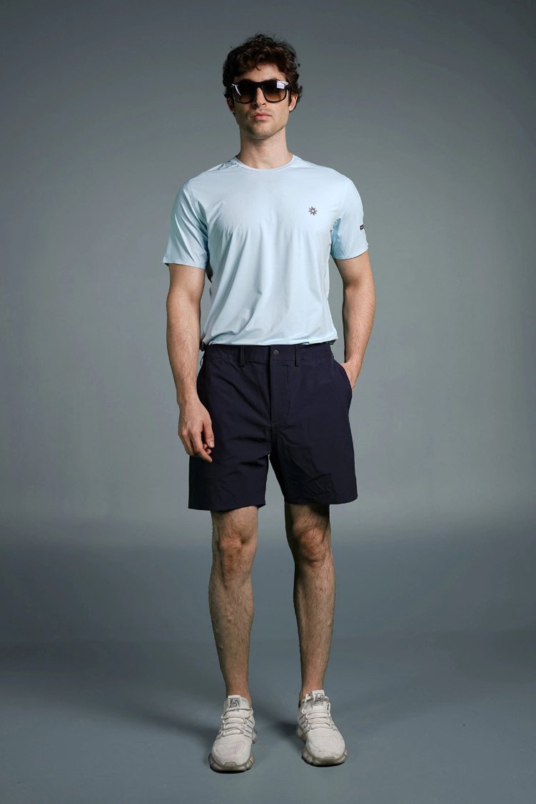 Isaora Su İtici Relaxed Fit Normal Bel Chino Erkek Short M22B4105 410 LACİVERT - Isaora