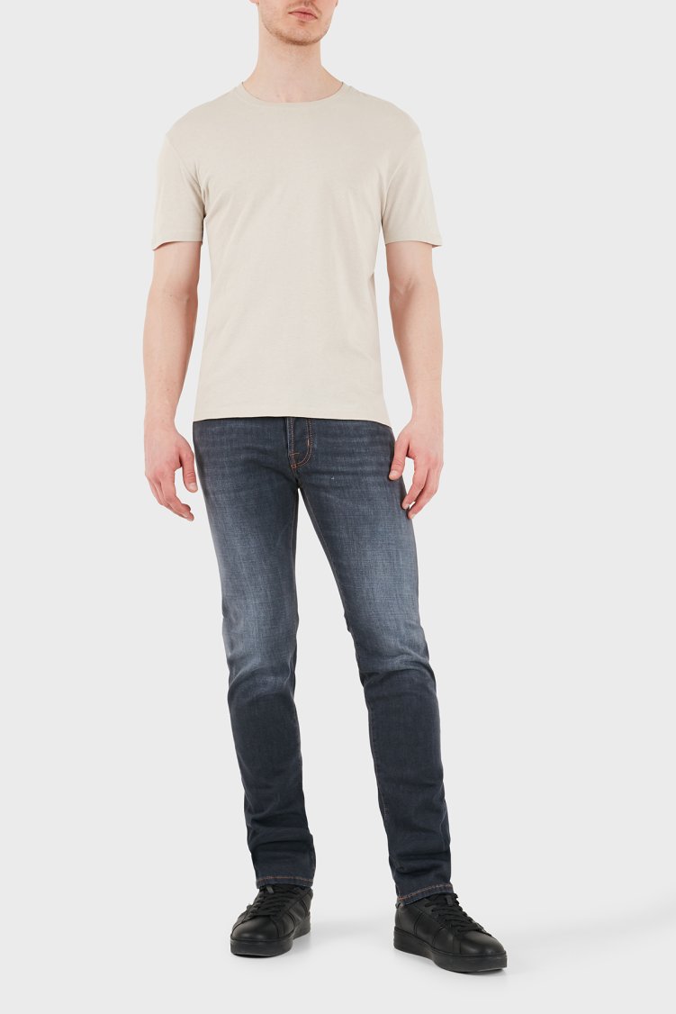 Jacob Cohen Pamuklu Slim Fit Normal Bel Dar Paça Jeans Erkek Kot Pantolon JUM QE004 053 S4126 V1 600D SİYAH - Jacob Cohen (1)