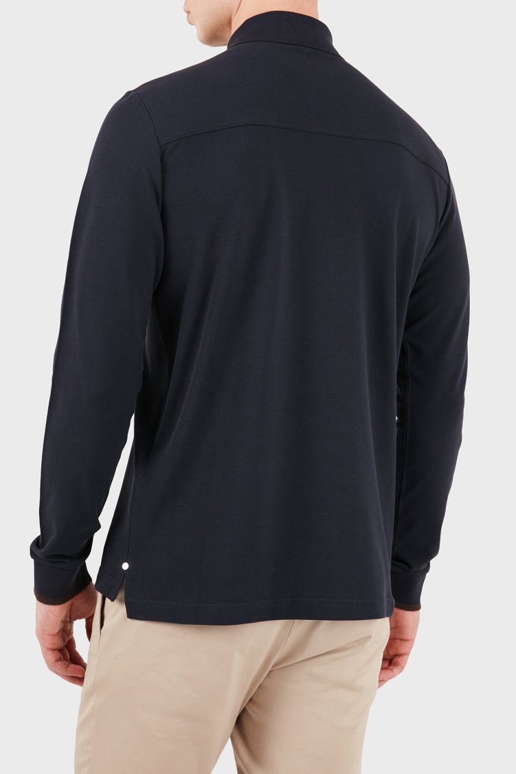 Jacob Cohen Regular Fit Yaka Uzun Kollu Erkek Polo JUM 80036 M4565 001 RWY99 Lacivert - Jacob Cohen (1)