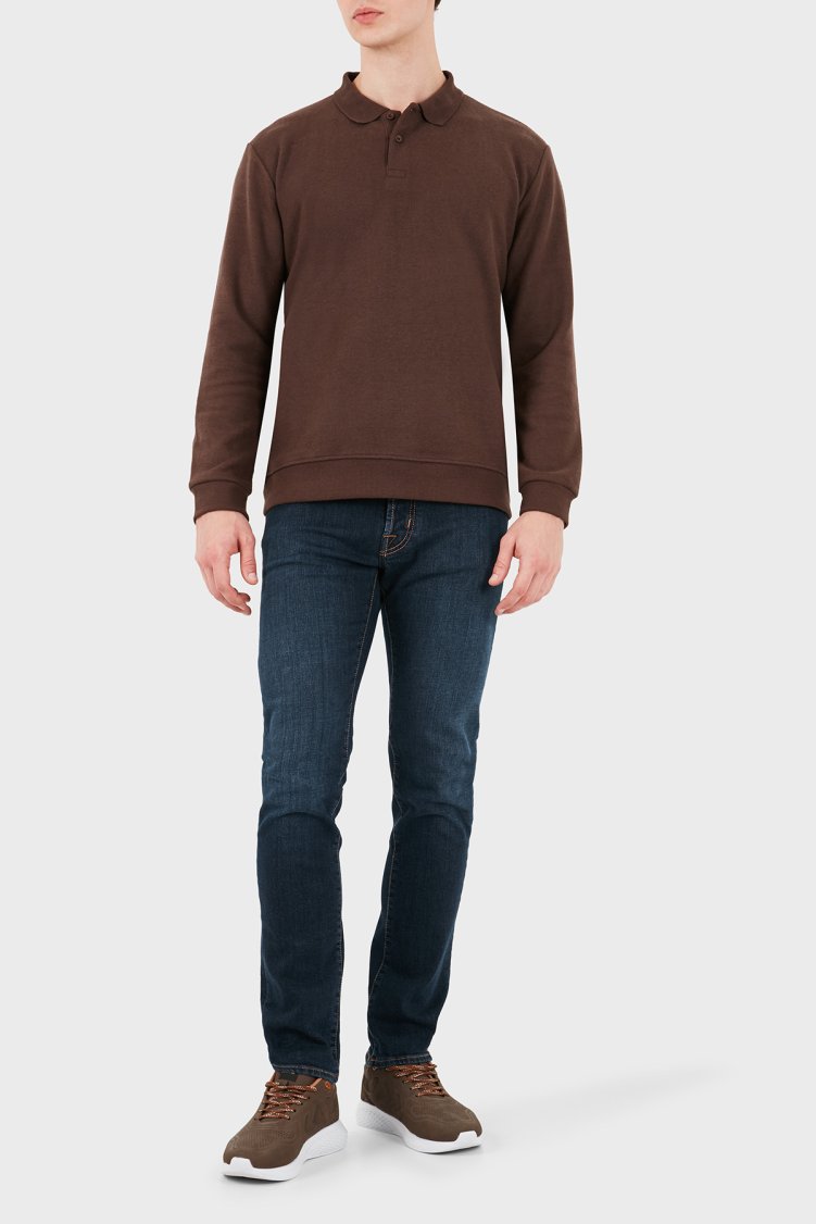 Jacob Cohen Slim Fit Dar Paça Erkek Kot Pantolon JUM QE004 S4369 032 S1100D Lacivert - Jacob Cohen (1)