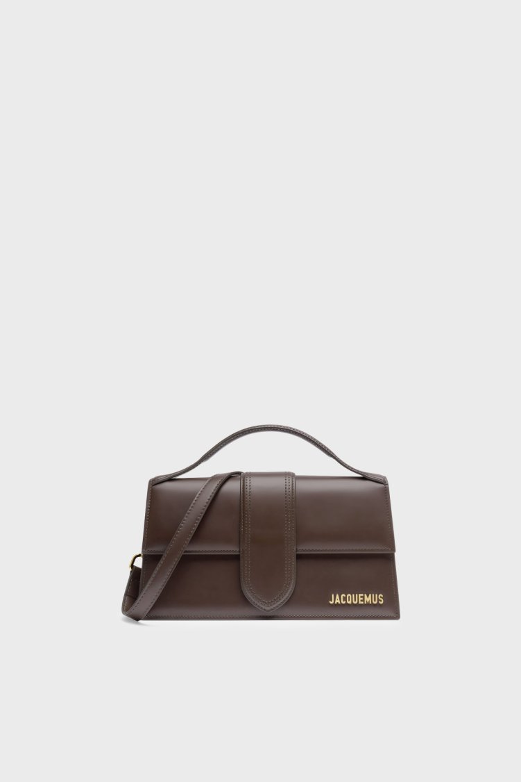 Jacquemus Le Grand Bombıno Deri Çıkarılabilir Askılı Kadın Çanta 23EBAW00007BC01A01 Kahve - Jacquemus
