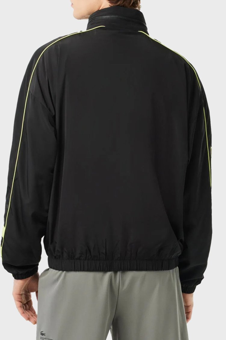 Lacoste Suya Dayanıklı Regular Fit Gizli Kapüşonlu Erkek Mont BH1607 6VT SİYAH - Lacoste (1)