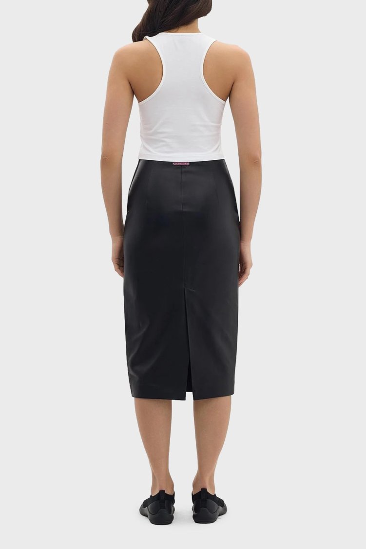Les Benjamins Pamuklu Cropped Fit Bayan Top LB24SSKISFUTN-006 BEYAZ - Les Benjamins (1)
