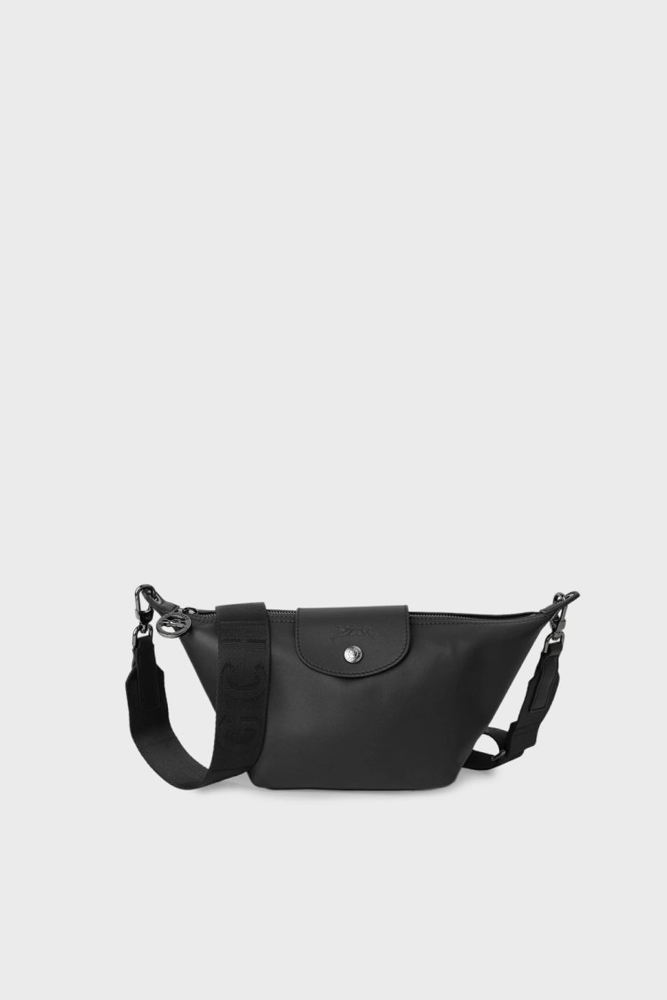 Longchamp Hakiki Deri Çıkarılabilir Askılı Kadın Çanta 10212987 001 SİYAH - Longchamp