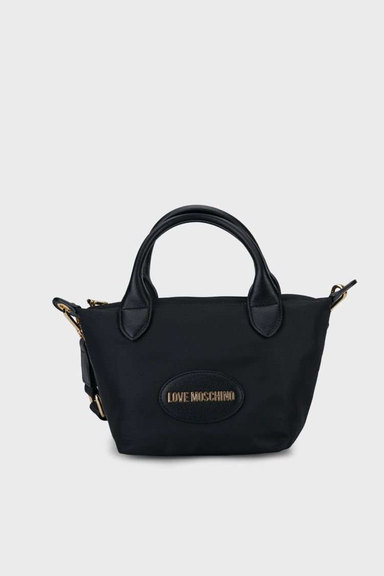 Love Moschino Çıkarılabilir Askılı Kadın Çanta JC4066PP1PLM100A Siyah - Love Moschino