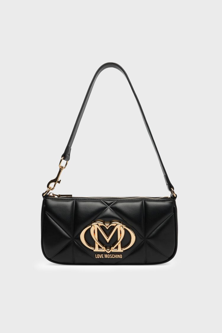 Love Moschino Kapitoneli Omuz Askılı Bayan Çanta JC4111PP1OLC0000 SİYAH - Love Moschino