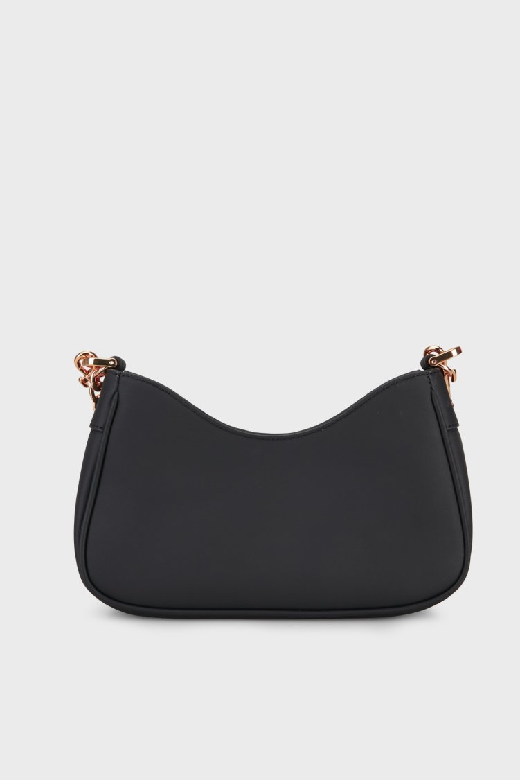 Love Moschino Logo Harf Detaylı Çıkarılabilir Askılı Kadın Çanta JC4070PP1OL1700A SİYAH - Love Moschino (1)