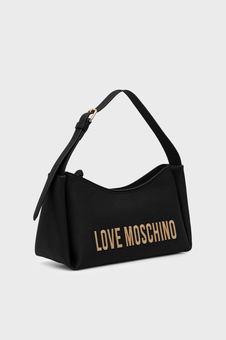 Love Moschino Logolu Ayarlanabilir Askılı Bayan Çanta JC4106PP1OKD0000 SİYAH - Love Moschino (1)