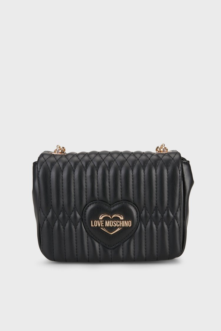 Love Moschino Logolu Ayarlanabilir Askılı Kadın Çanta JC4015PP1OLJ0000 SİYAH - Love Moschino