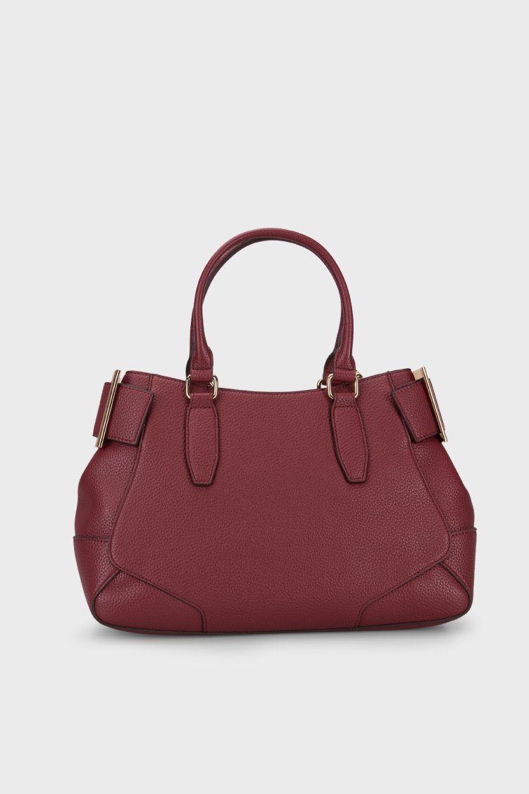 Love Moschino Logolu Çıkarılabilir Askılı Kadın Çanta JC4097PP1PLT1552 Bordo - Love Moschino (1)