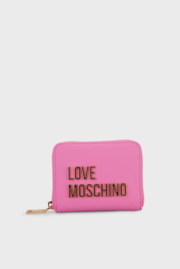 Love Moschino Logolu Fermuarlı Kadın Cüzdan JC5613PP1OKD0604 PEMBE - Love Moschino