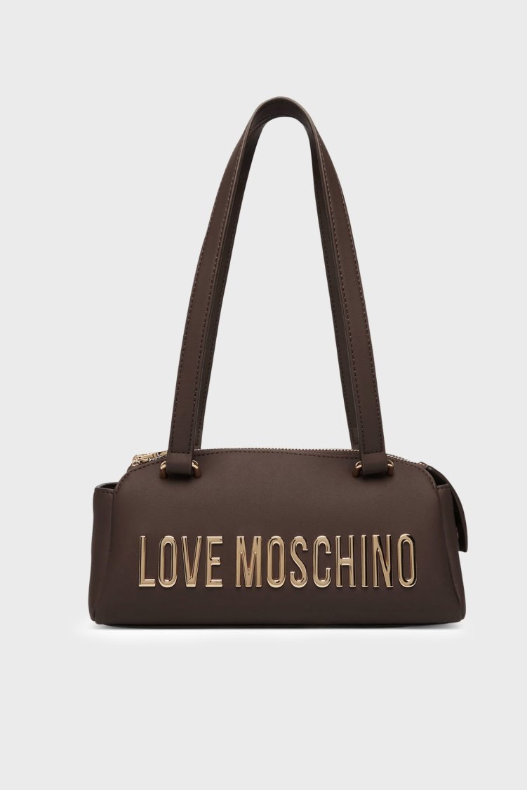 Love Moschino Logolu Omuz Askılı Kadın Çanta JC4184PP1PKD0300 Kahve - Love Moschino