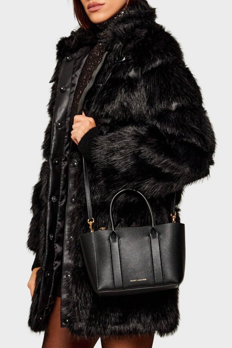 Marc Jacobs Çıkarılabilir Askılı Small Tote Kadın Çanta 2F6HTT008H01 001 Siyah - Marc Jacobs (1)