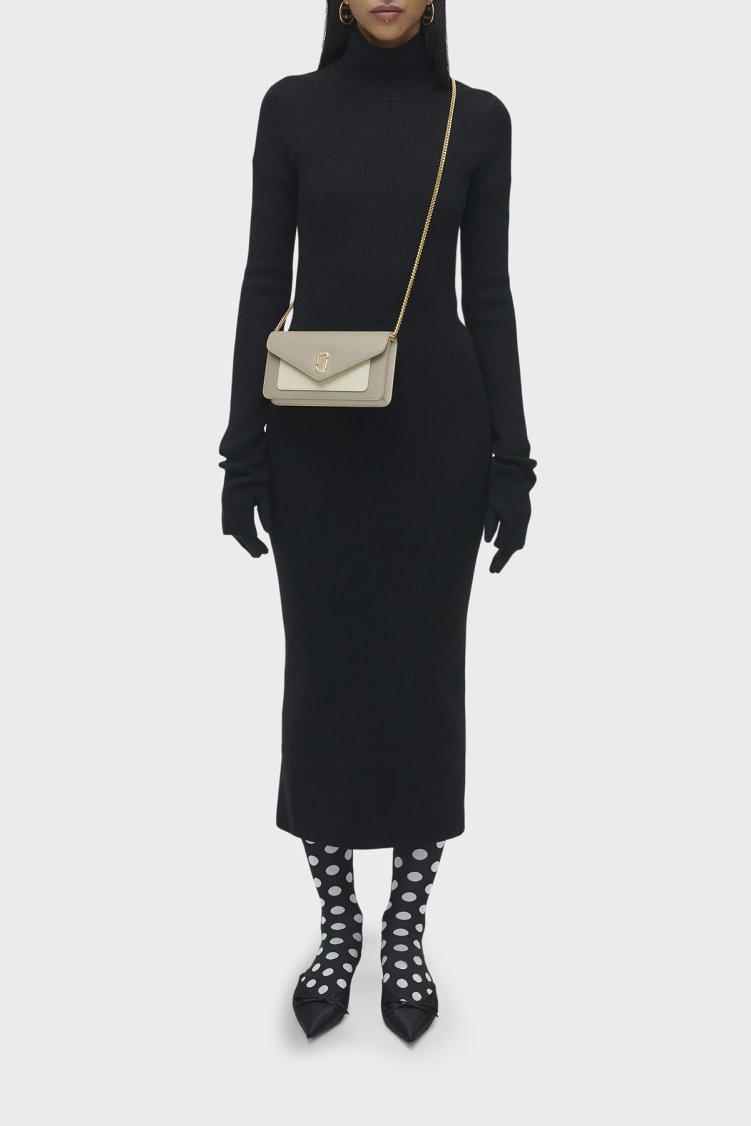 Marc Jacobs Deri Çıkarılabilir Zincir Askılı Portföy Kadın Cüzdan 2F3SMN066S07 241 AÇIK HAKİ - Marc Jacobs (1)