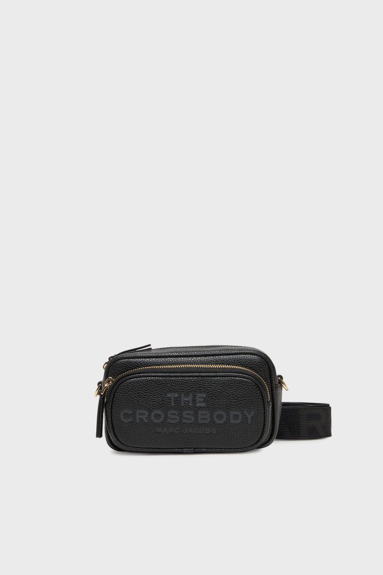 Marc Jacobs Deri Logolu Çıkarılabilir Askılı The Cross Body Kadın Çanta 2S5HCR002H02 001 SİYAH - Marc Jacobs