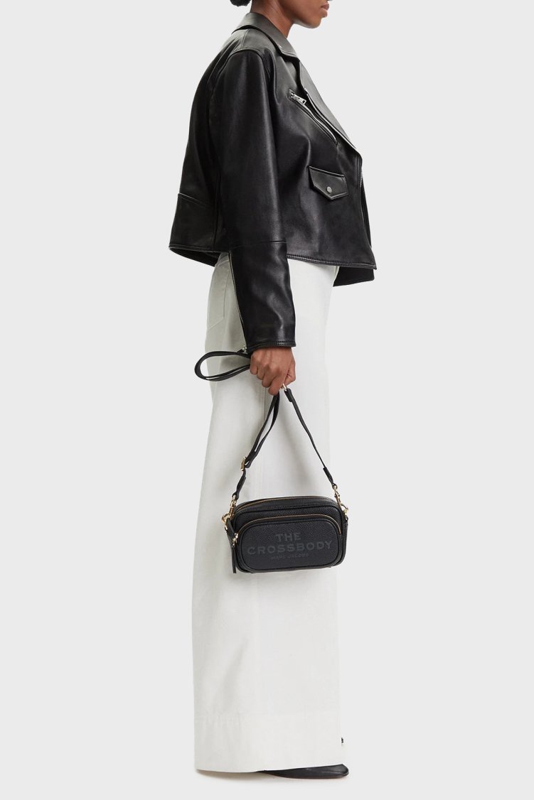 Marc Jacobs Deri Logolu Çıkarılabilir Askılı The Cross Body Kadın Çanta 2S5HCR002H02 001 SİYAH - Marc Jacobs (1)