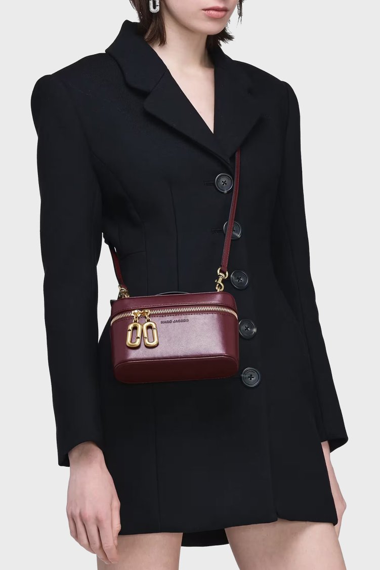 Marc Jacobs Logolu Çıkarılabilir Askılı Cross Body Kadın Çanta 2P6SMN009S01 935 Bordo - Marc Jacobs (1)
