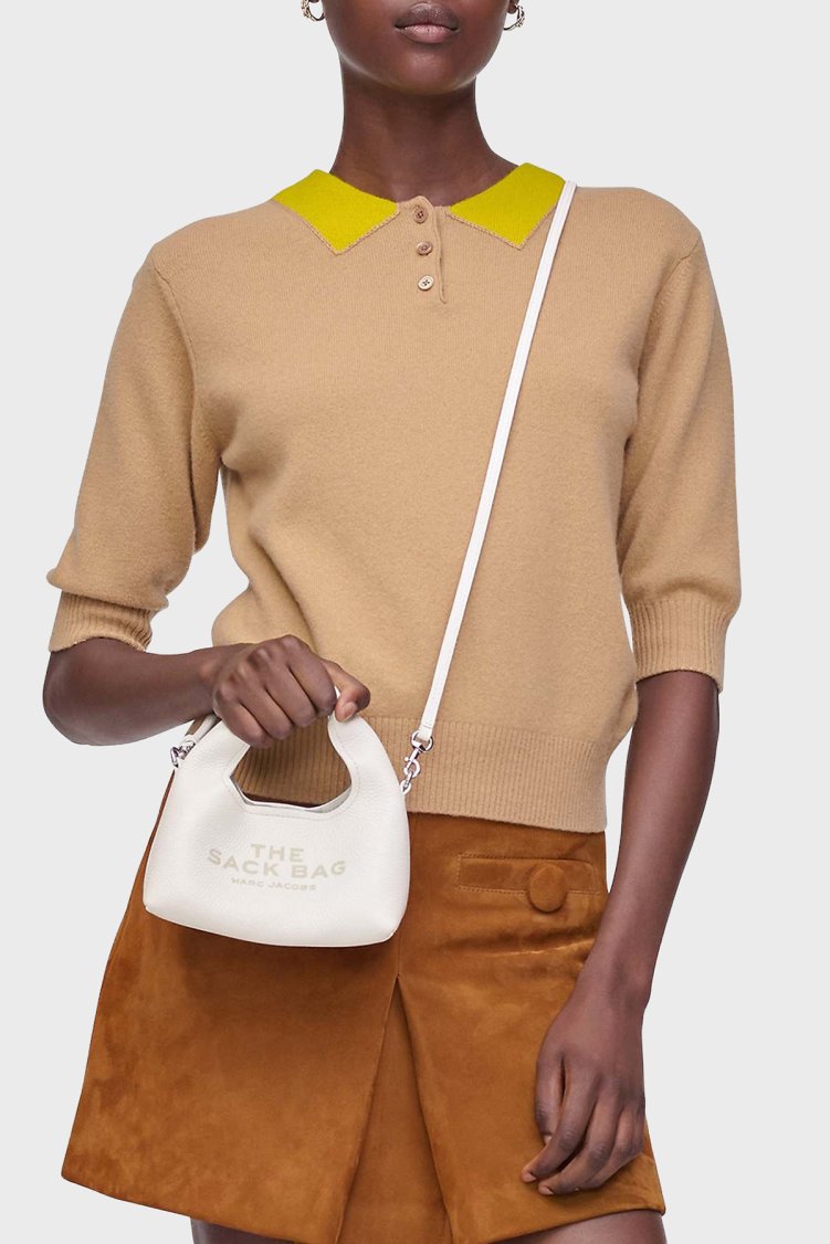 Marc Jacobs Logolu Çıkarılabilir Askılı Kadın Çanta 2F5SMN019S01 100 Beyaz - Marc Jacobs (1)