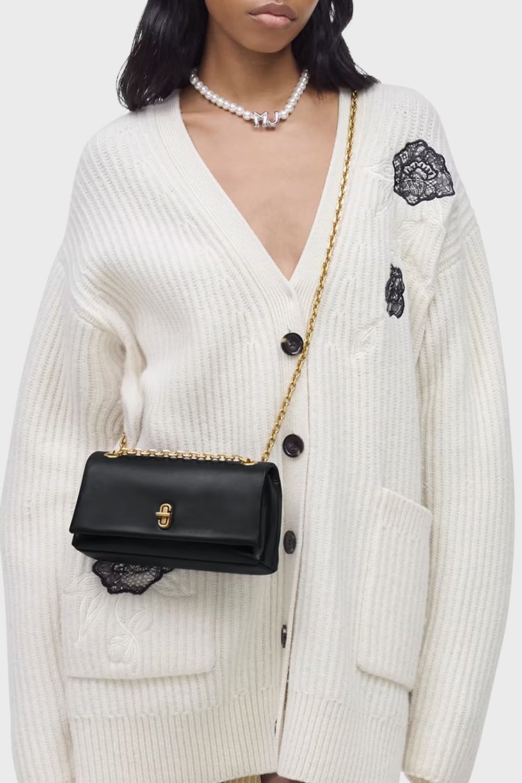 Marc Jacobs The Dual Chaın Deri Zincir Askılı Mini Kadın Çanta 2R4SMN003S02 001 SİYAH - Marc Jacobs (1)