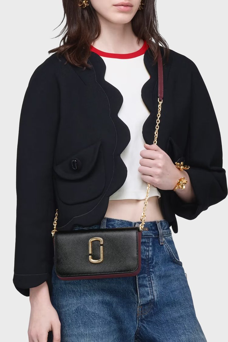 Marc Jacobs The Snapshot Ayarlanabilir Omuz Askılı Hakiki Deri Kadın Çanta 2P6SMN016S01 002 Siyah - Marc Jacobs (1)