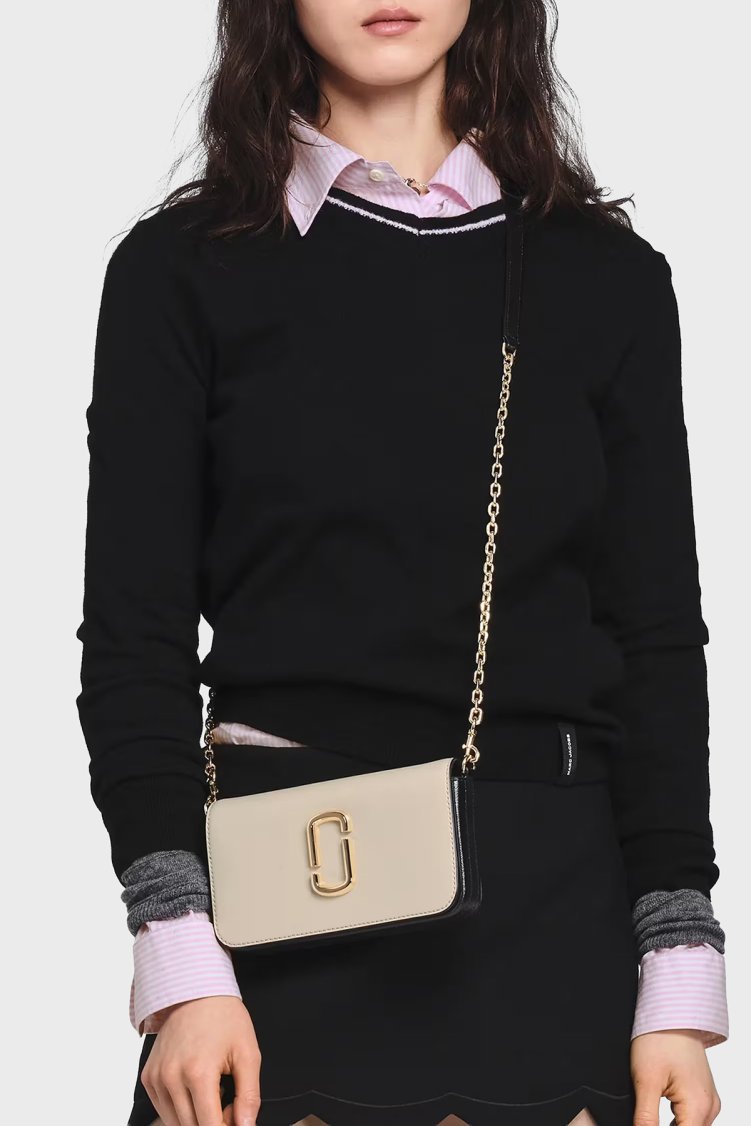 Marc Jacobs The Snapshot Ayarlanabilir Omuz Askılı Hakiki Deri Kadın Çanta 2P6SMN016S01 147 Bej - Marc Jacobs (1)