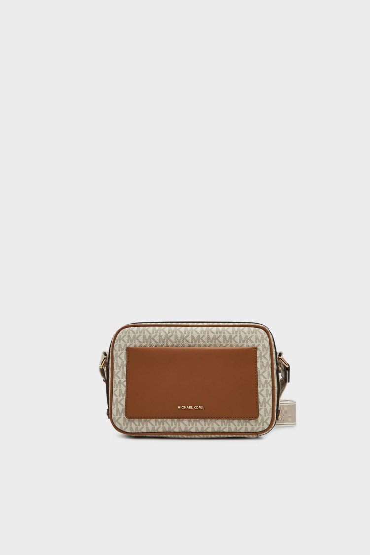 Michael Kors 4G Logo Baskılı Ayarlanabilir Askılı 32R5G5VC9B149 Kadın Çanta 32R5G5VC9B 149 EKRU - Michael Kors