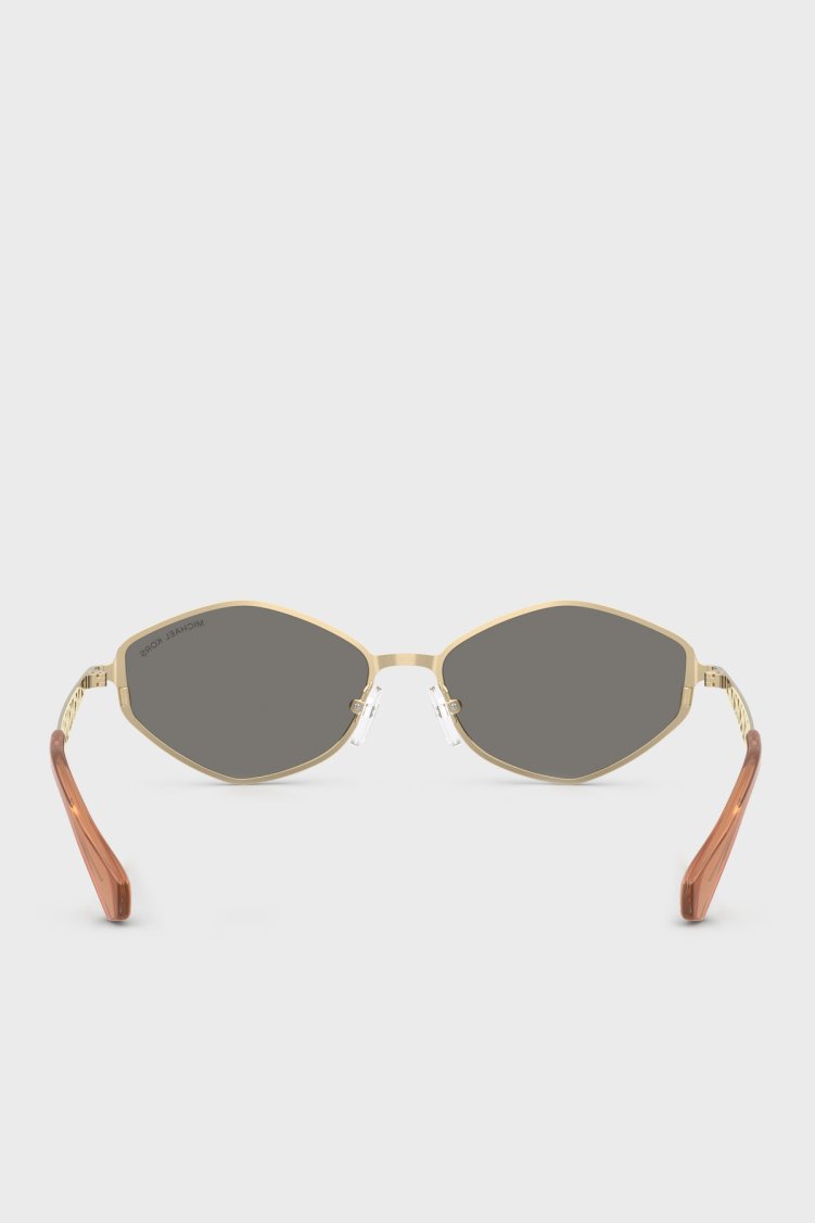 Michael Kors Asimetrik Güneş 0MK118110144T56 Kadın Gözlük 0MK1181 10144T 56 Altın - Michael Kors (1)