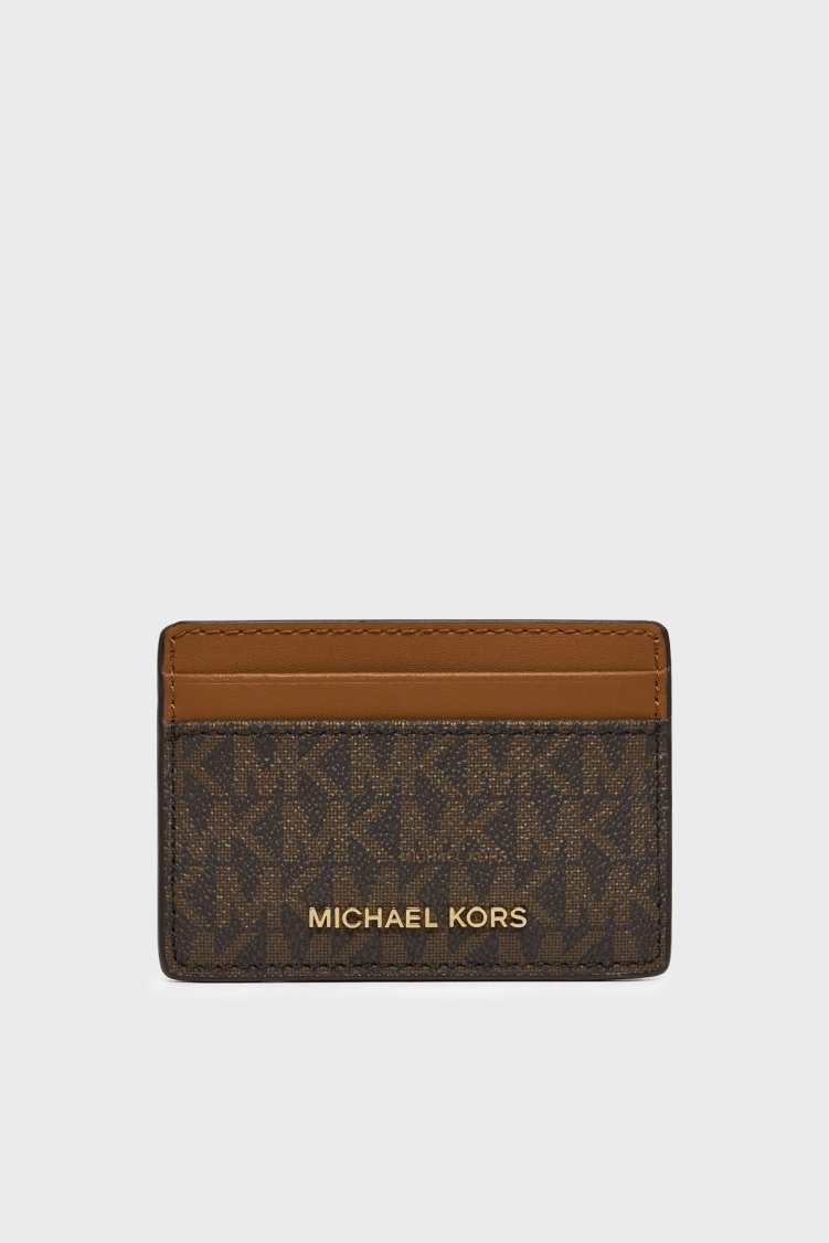 Michael Kors Logolu 32F1GJ6D0B200 Kadın Kartlık 32F1GJ6D0B 200 Kahve - Michael Kors